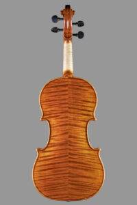 violin in ancient wood total back